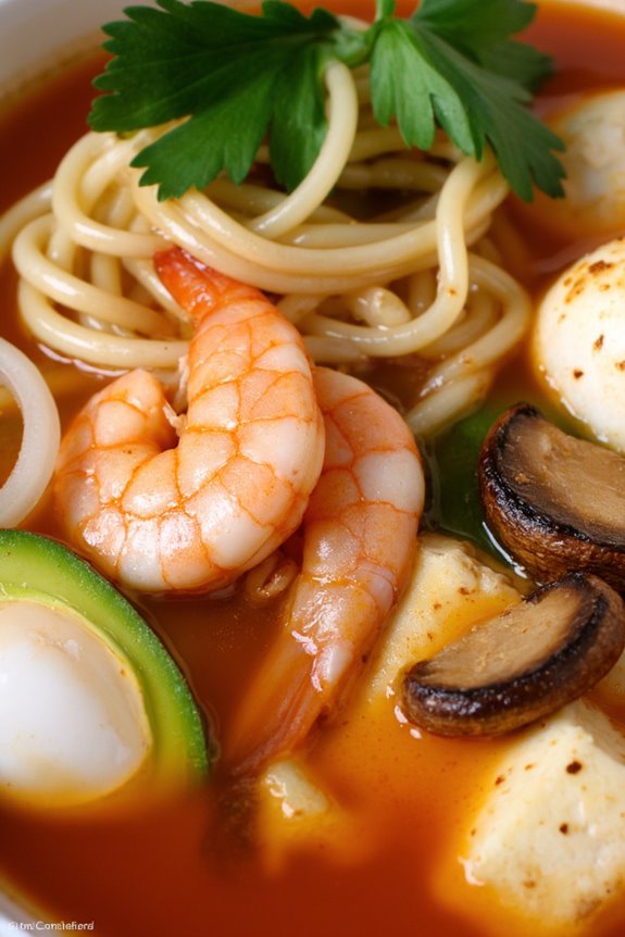 spicy flavorful shrimp soup