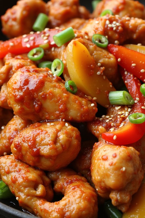 spicy korean chicken delight