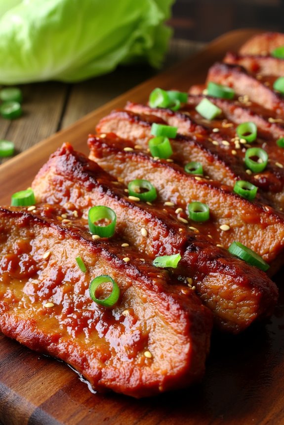 spicy marinated grilled pork