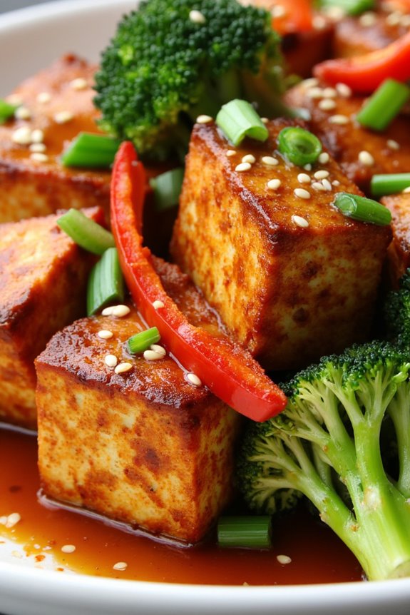 spicy nutritious tofu dish
