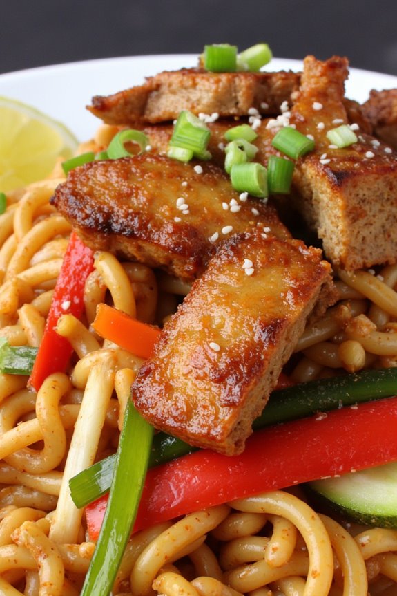 spicy pork pancit bihon
