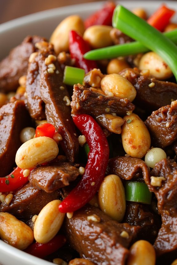 spicy savory quick stir fry