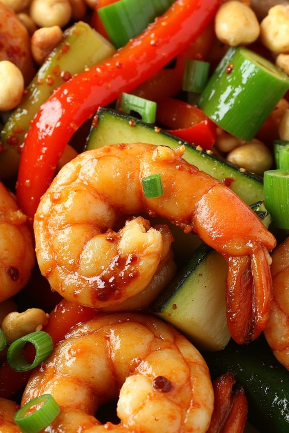 spicy shrimp stir fry delight