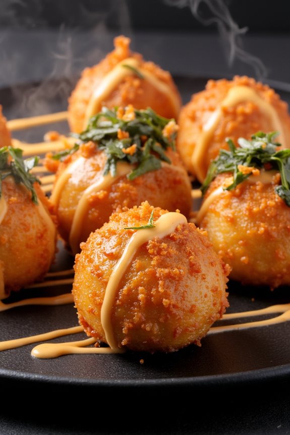 spicy shrimp takoyaki recipe