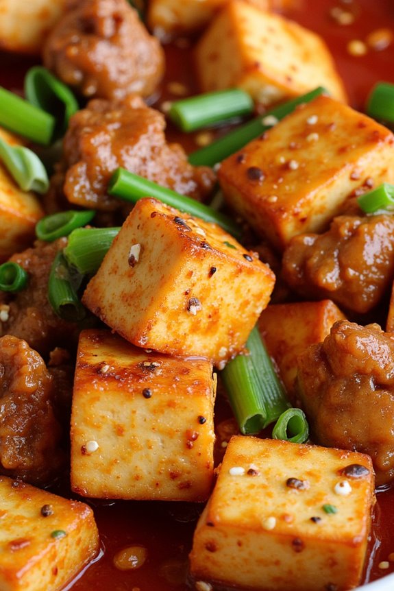 spicy sichuan tofu delight