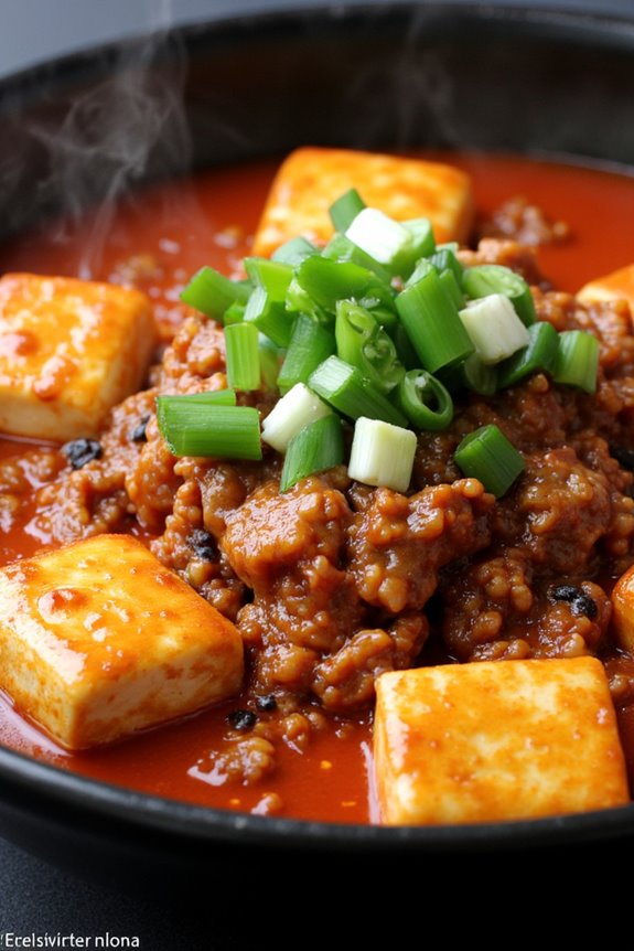 spicy sichuan tofu delight
