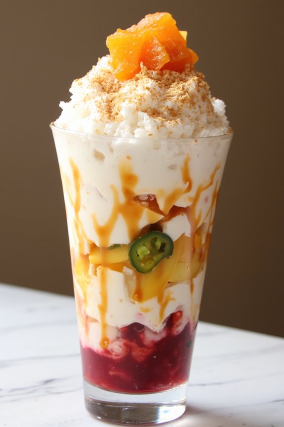 spicy twist on halo halo