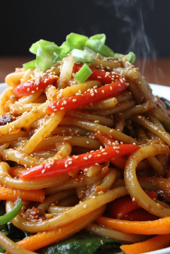 spicy vegetable noodle delight