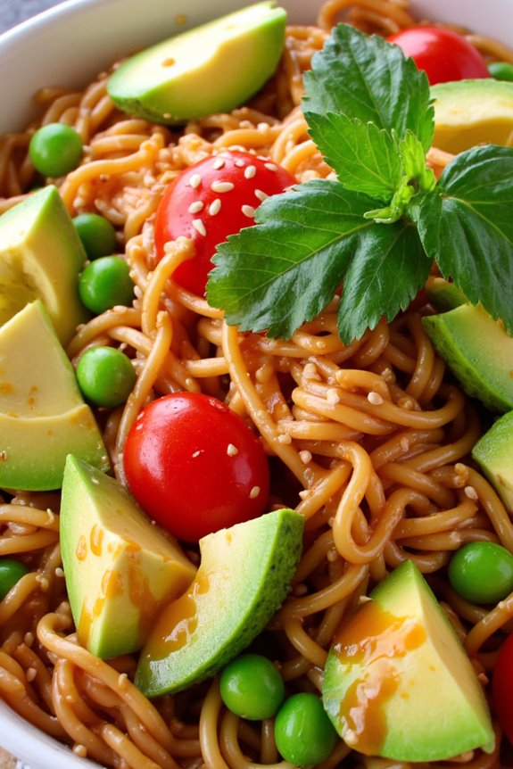 spicy vibrant nutritious noodles