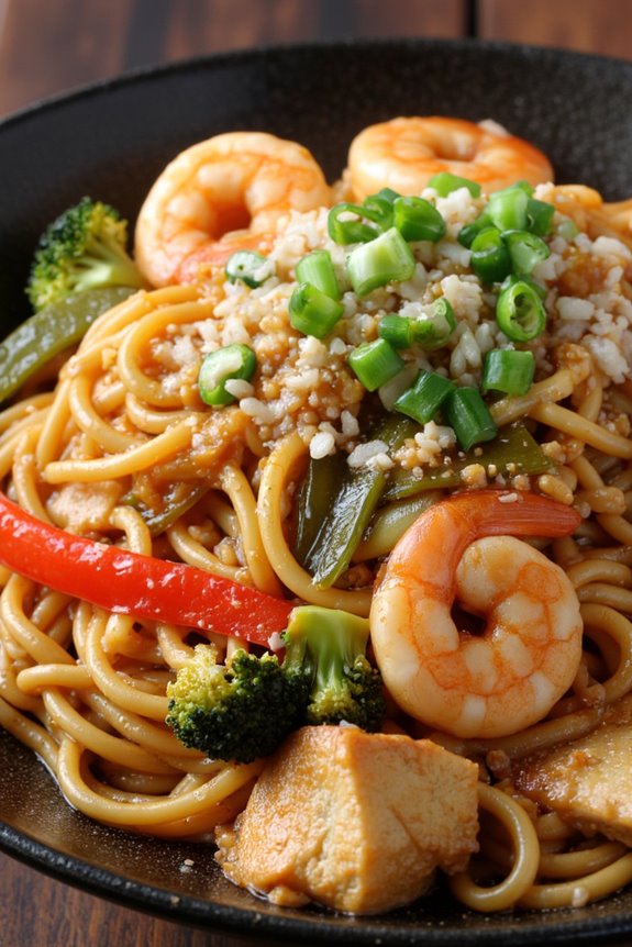 stir fried egg noodles delight