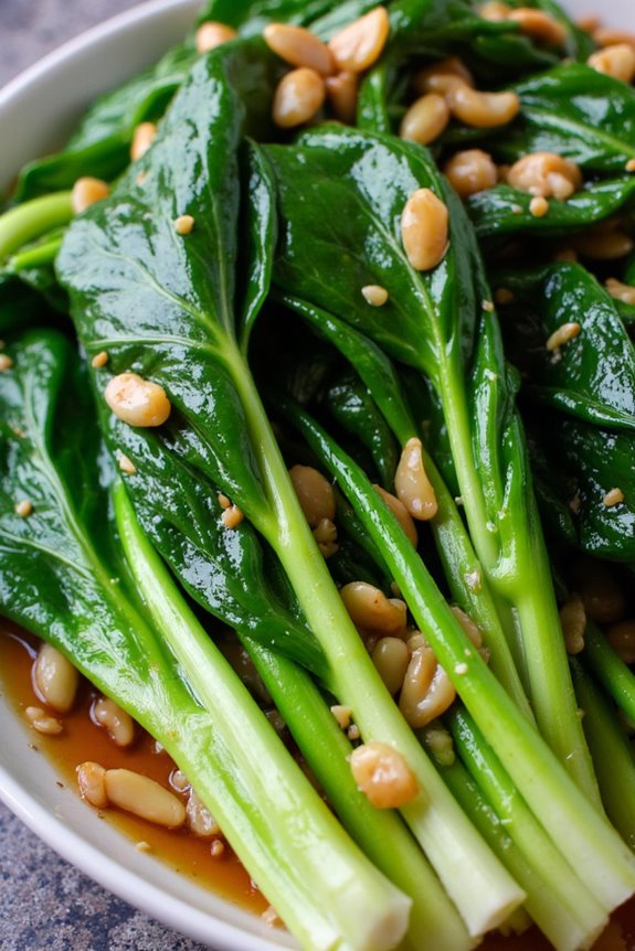 stir fried greens for prosperity