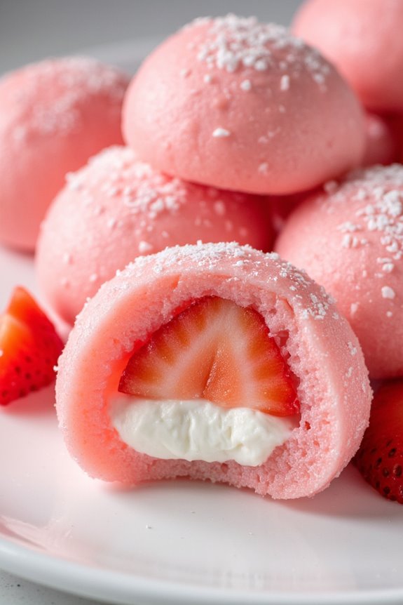 strawberry shortcake mochi delight