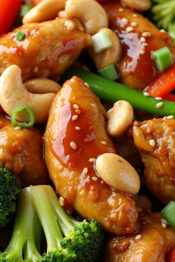 sweet and savory chicken dish