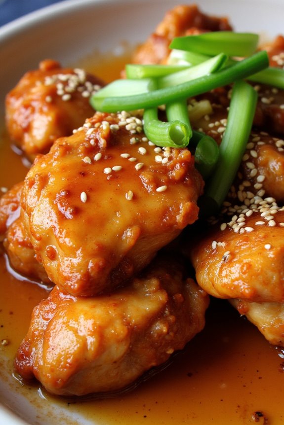 sweet and savory chicken