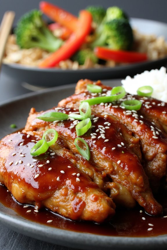sweet and savory chicken