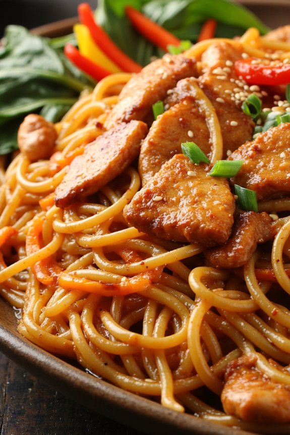 sweet and savory japchae