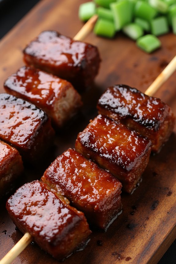 sweet and savory skewers