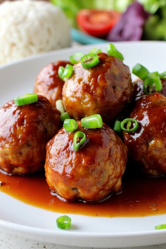 sweet and sour meatballs