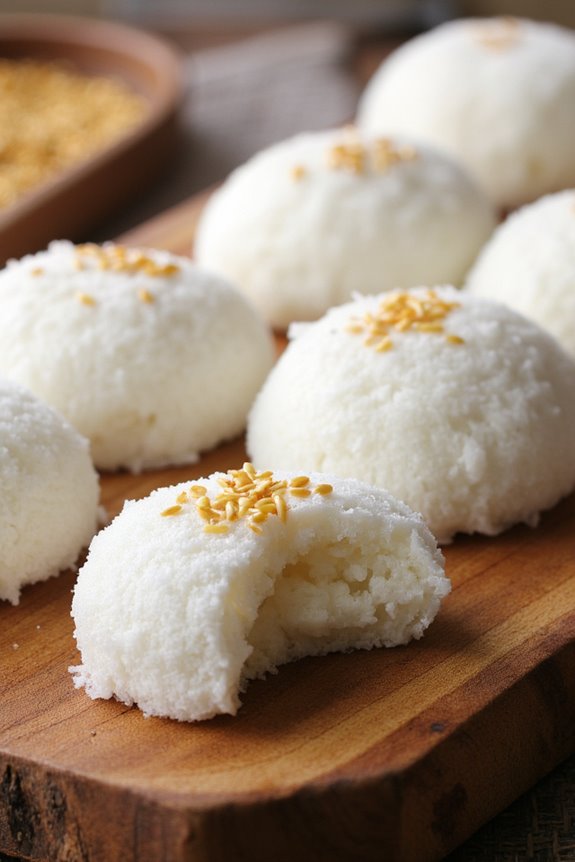 sweet coconut rice cakes