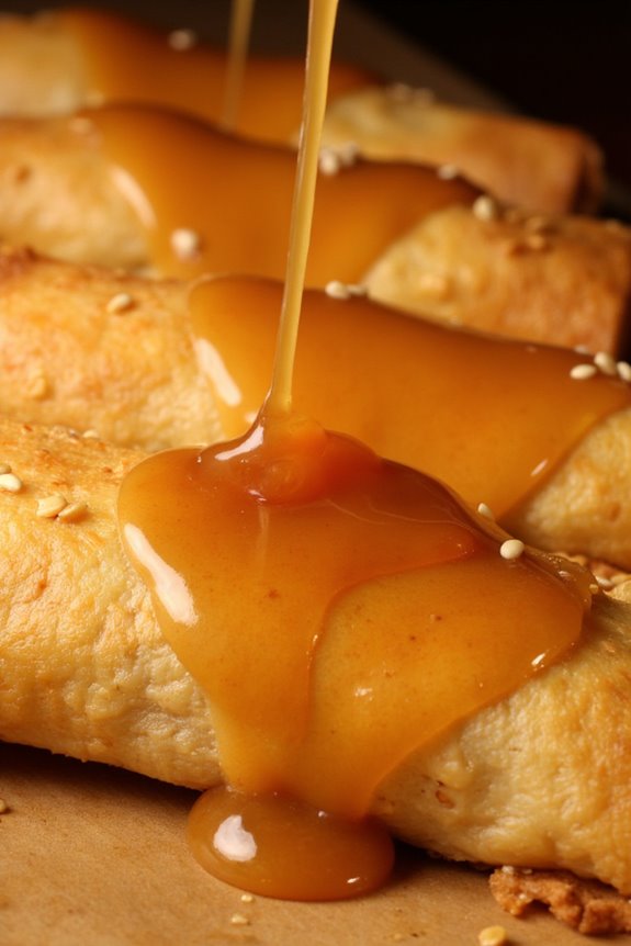 sweet crispy banana rolls