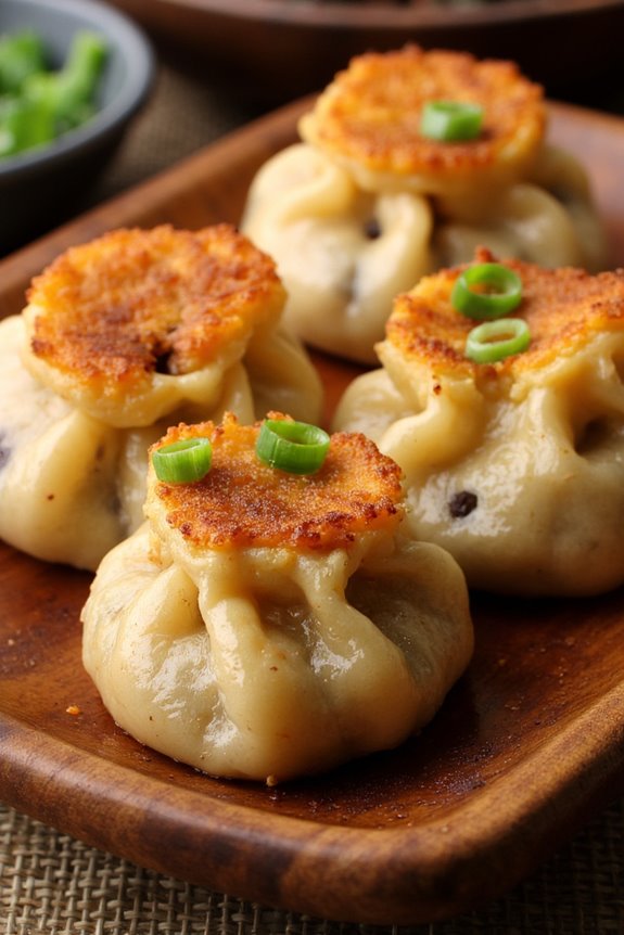 sweet potato black bean dumplings