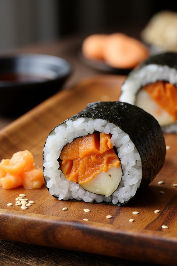 sweet potato sushi rolls