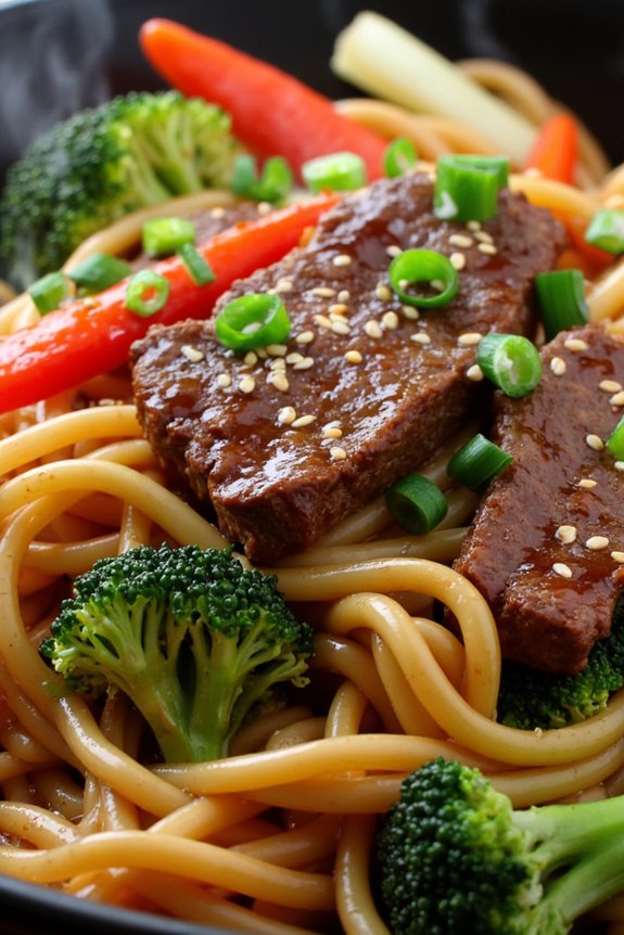 sweet spicy tender beef