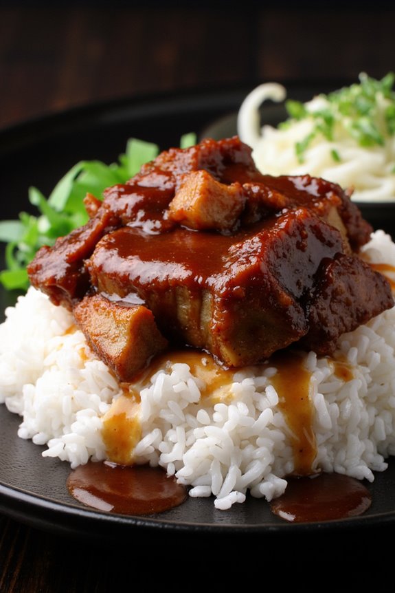 tender braised pork bowl