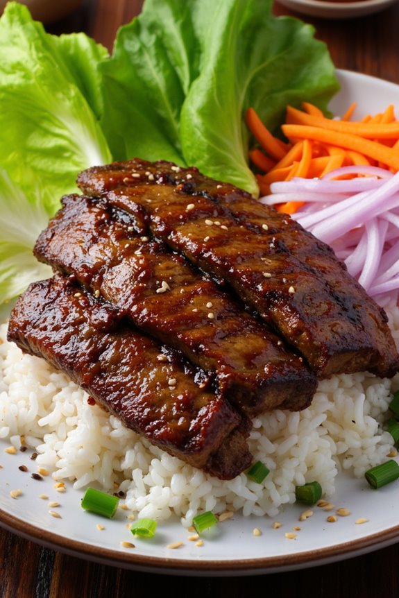 tender marinated grilled beef