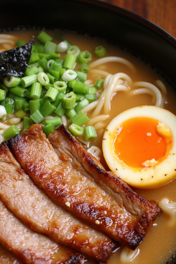 tender pork flavorful broth