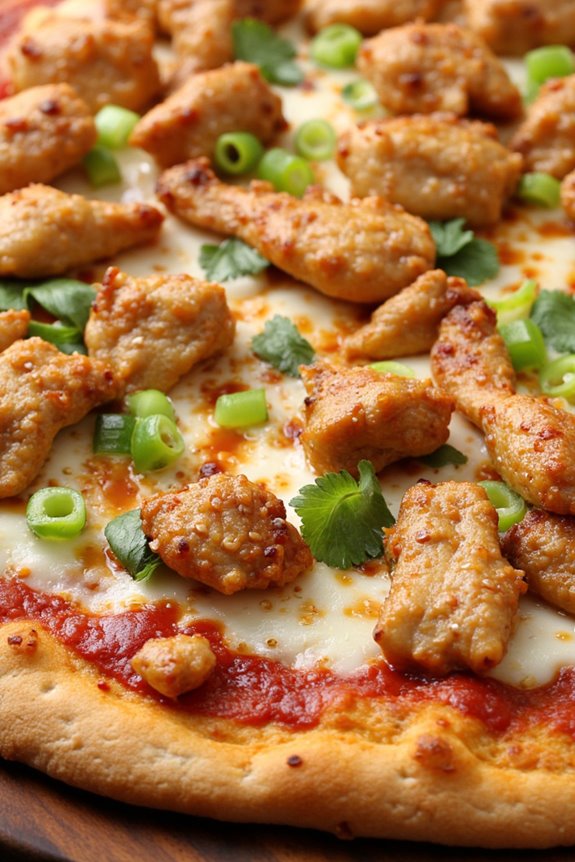 teriyaki chicken pizza delight