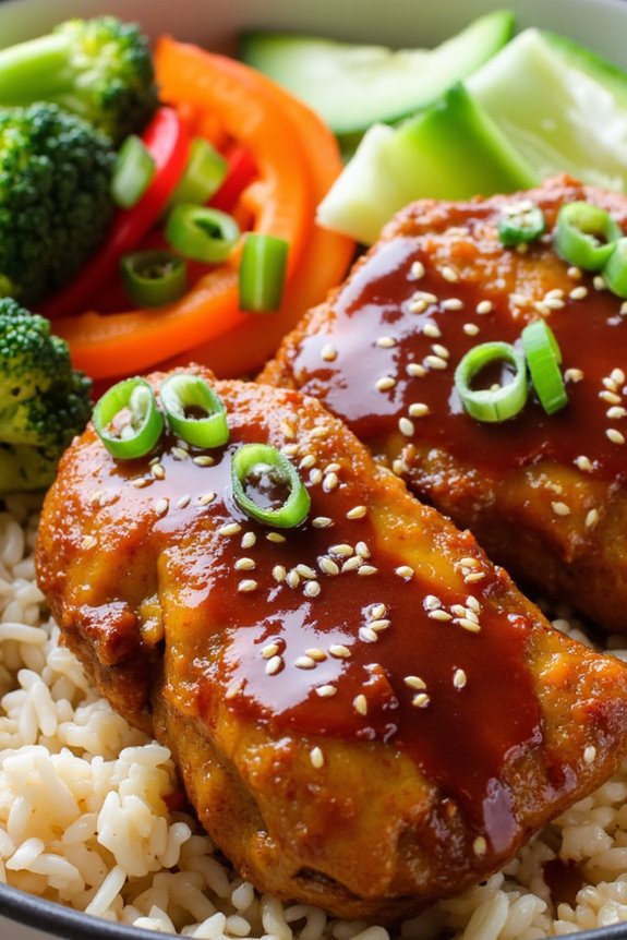 teriyaki chicken rice bowl