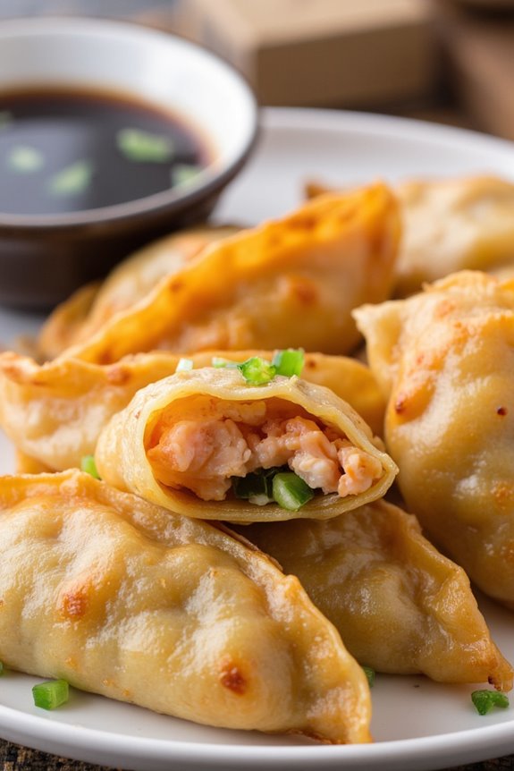 teriyaki salmon potstickers recipe