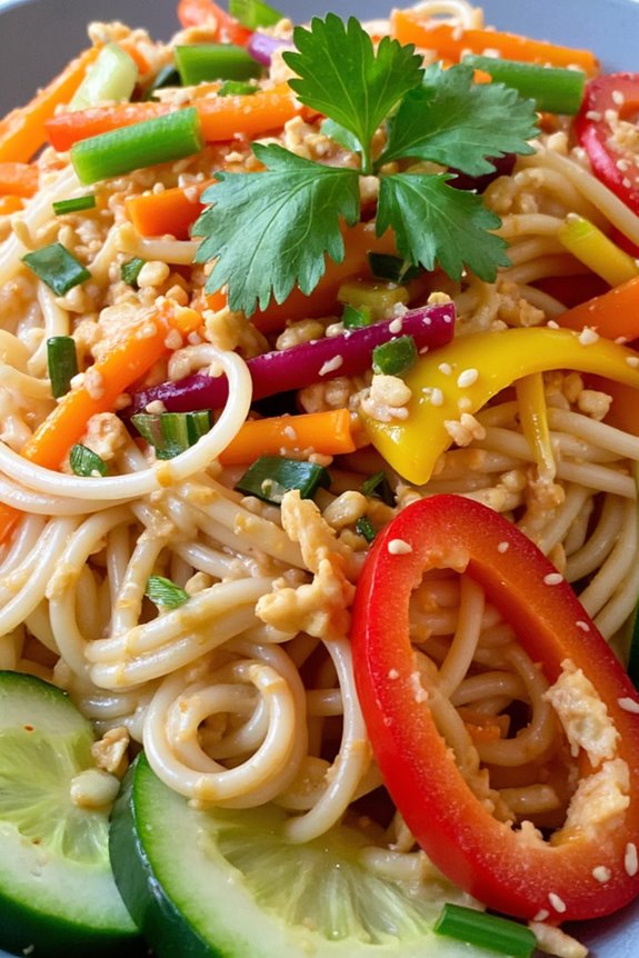 thai cold noodle delight