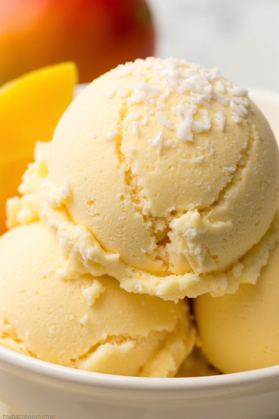 tropical coconut mango delight