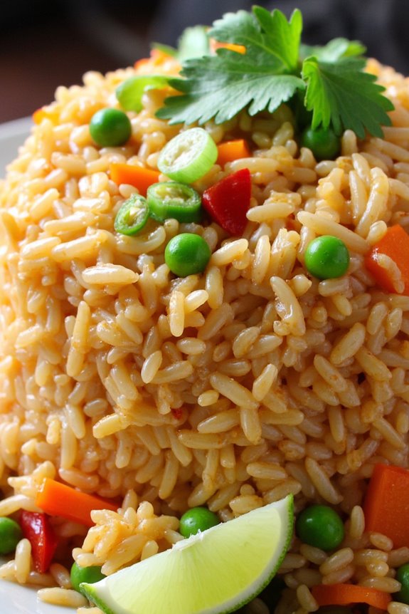 tropical coconut rice delight