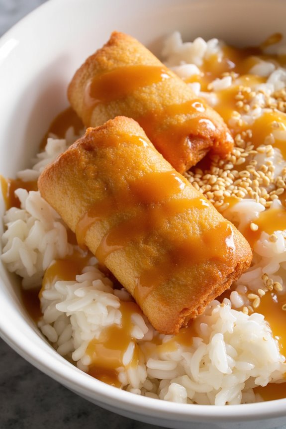 turon dessert rice bowl