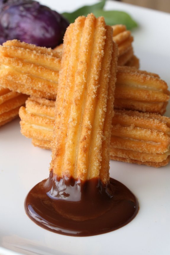 ube churros vibrant twist