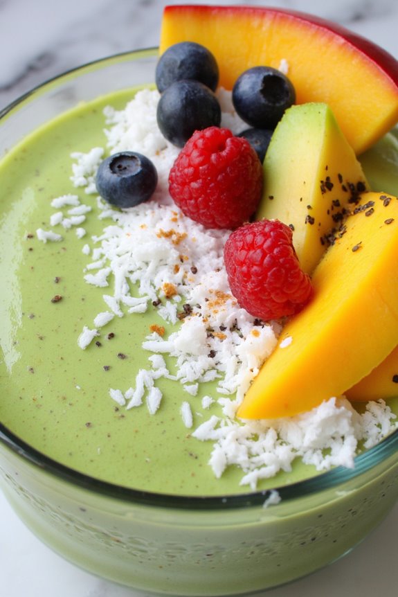 vegan matcha coconut pudding