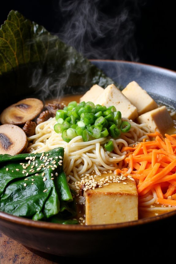 vegan miso ramen delight