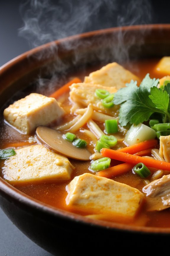 vegan spicy tangy soup