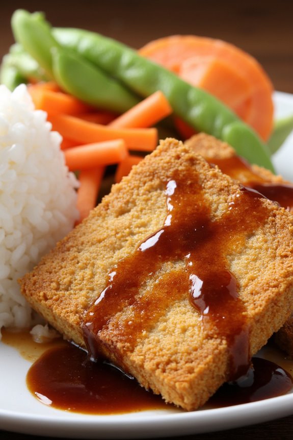 vegan tofu katsu delight
