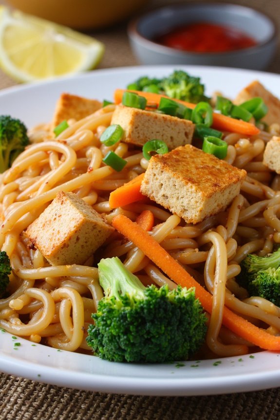 vegetarian noodle dish delight