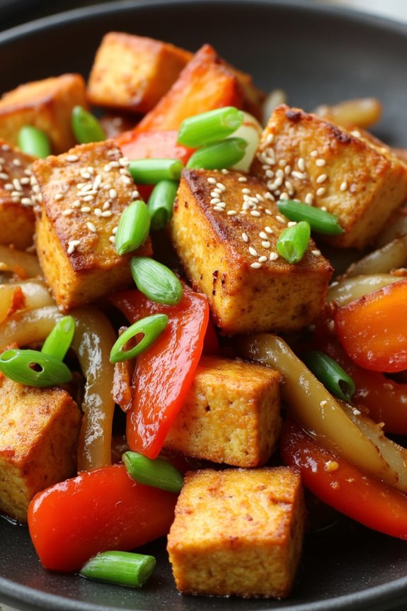 vegetarian tofu bulgogi delight