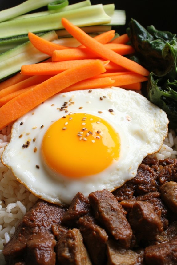 vibrant customizable korean dish