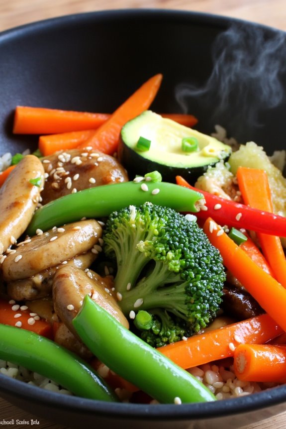 vibrant customizable veggie bowls