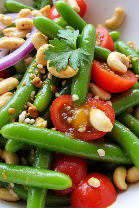 vibrant filipino string bean salad