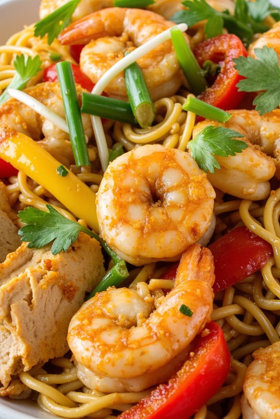 vibrant flavorful noodle dish