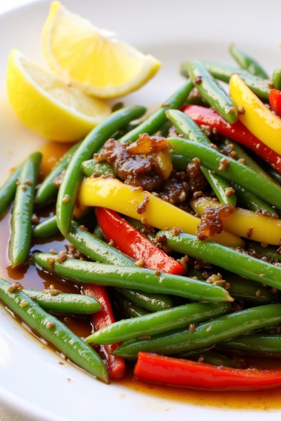 vibrant lemon soy stir fry