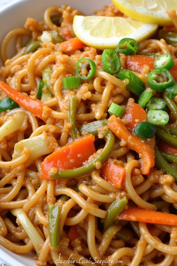 vibrant vegan noodle delight